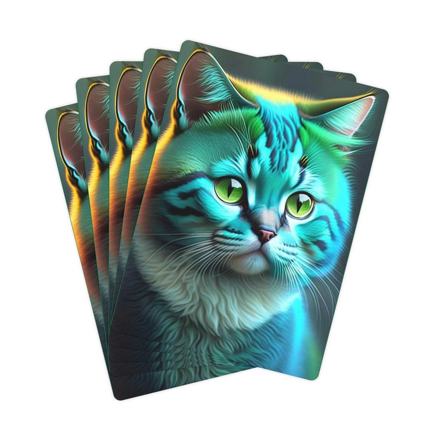 Blue Cat : Poker Cards 52 - e-mandi