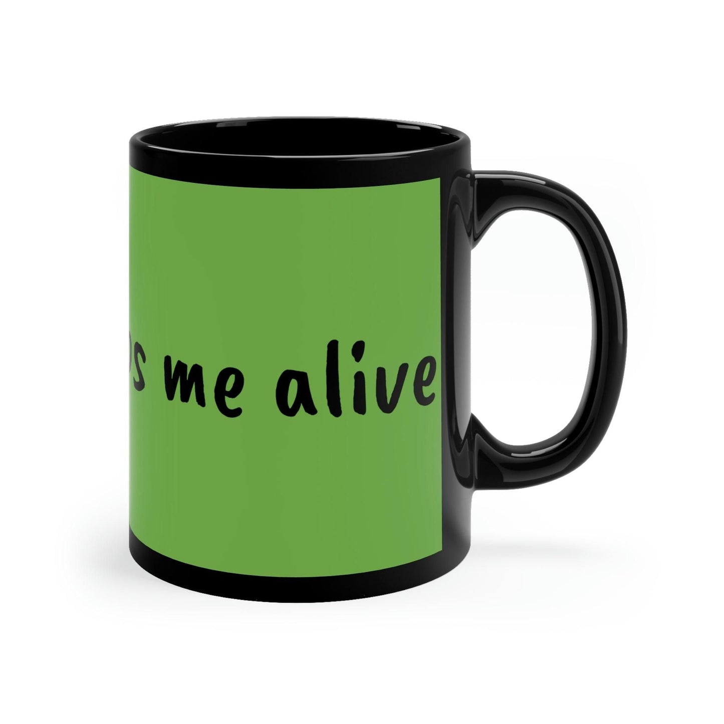 Coffee keeps me alive ! Mug (USA) - e-mandi