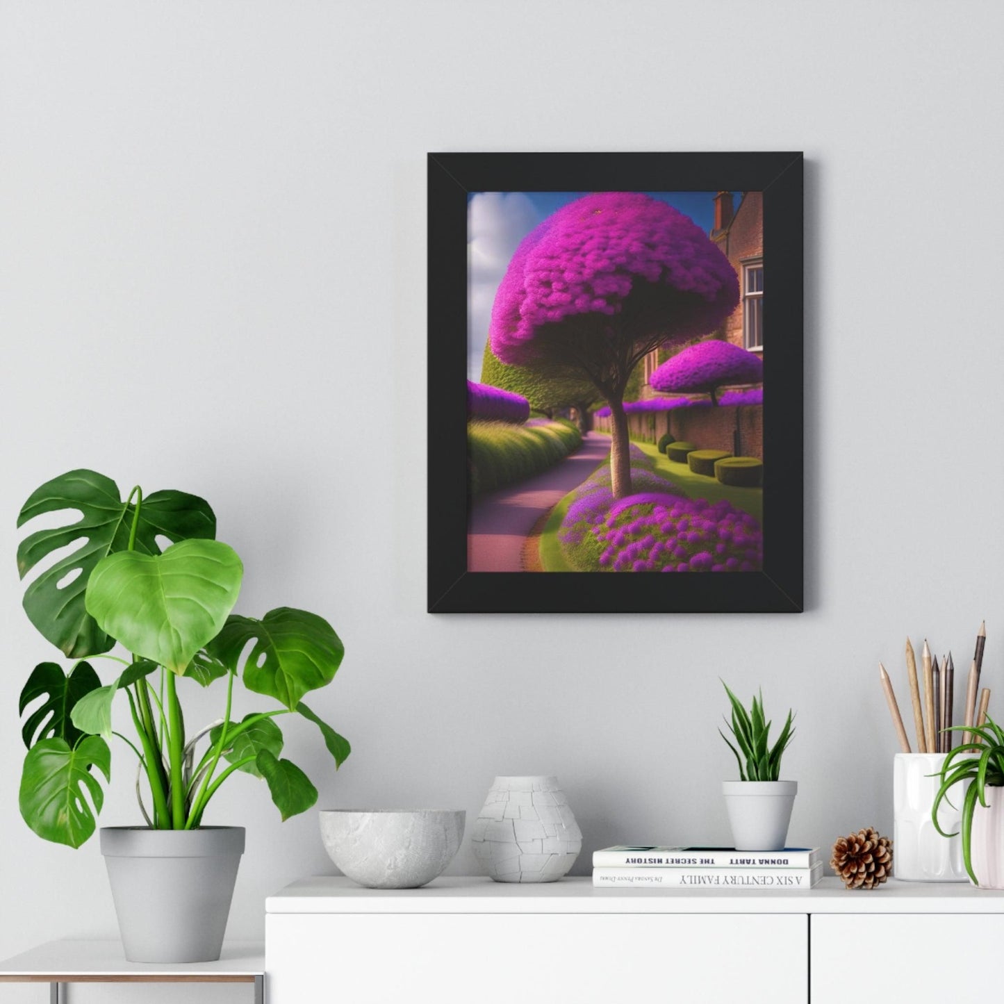 Framed Vertical Poster -Lavender - (USA) - e-mandi
