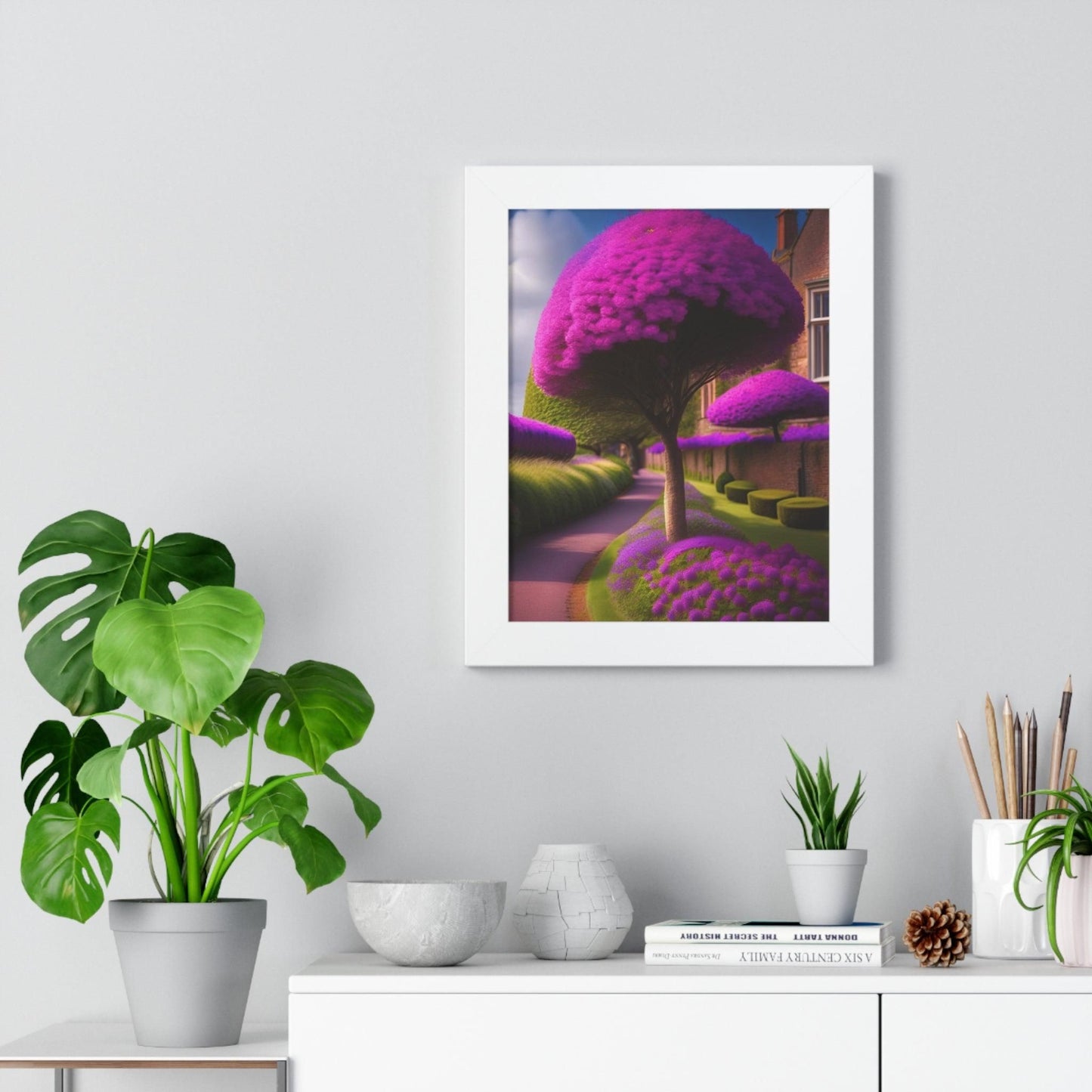 Framed Vertical Poster -Lavender - (USA) - e-mandi
